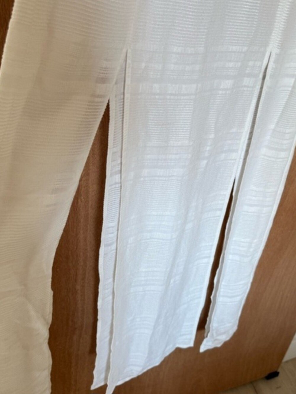 NWT VMT Los Angeles White Embroidered Resort Maxi Cover-Up Dress Size S / M - Picture 6 of 8